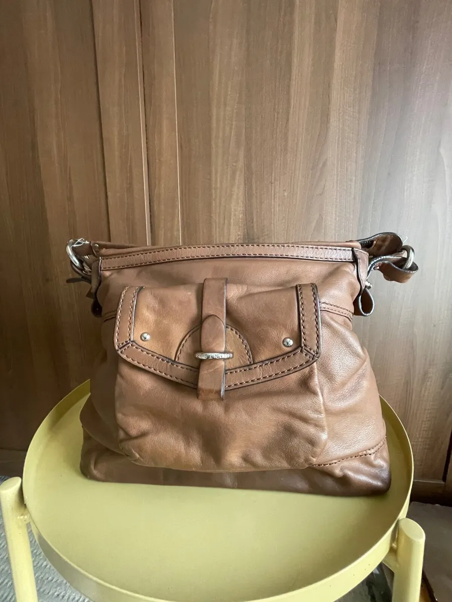 Leather coccinelle bag - Image 1