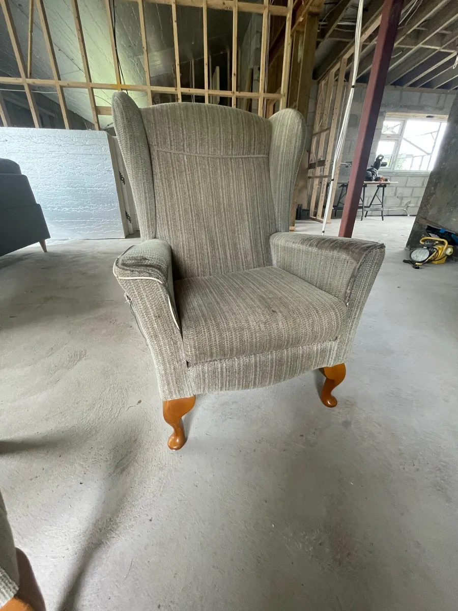 Mr and Mrs Queen Anne Chairs - Image 2