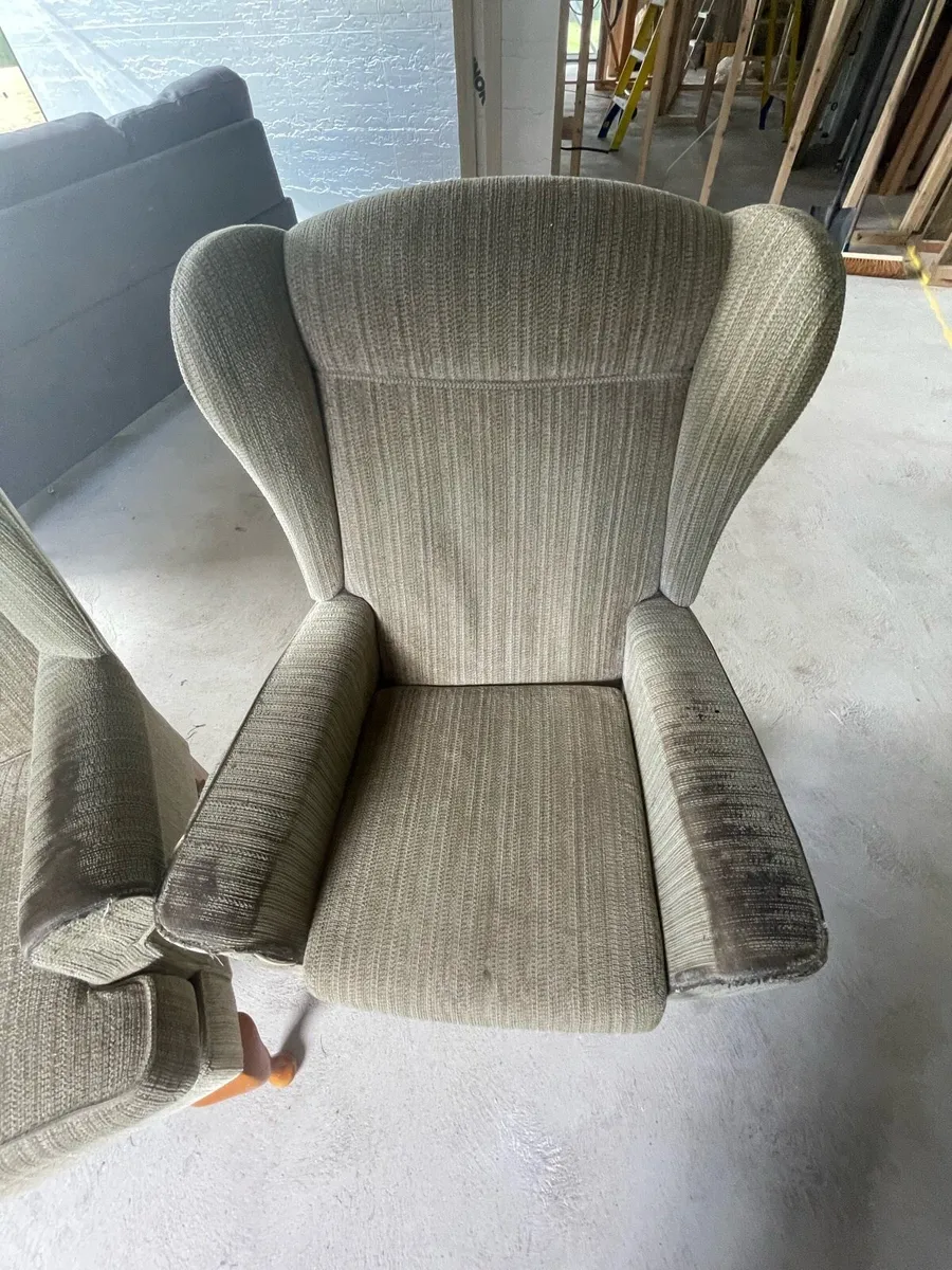 Mr and Mrs Queen Anne Chairs - Image 3