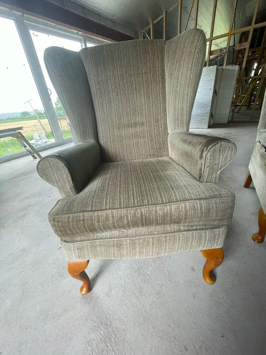 Mr and Mrs Queen Anne Chairs - Image 4