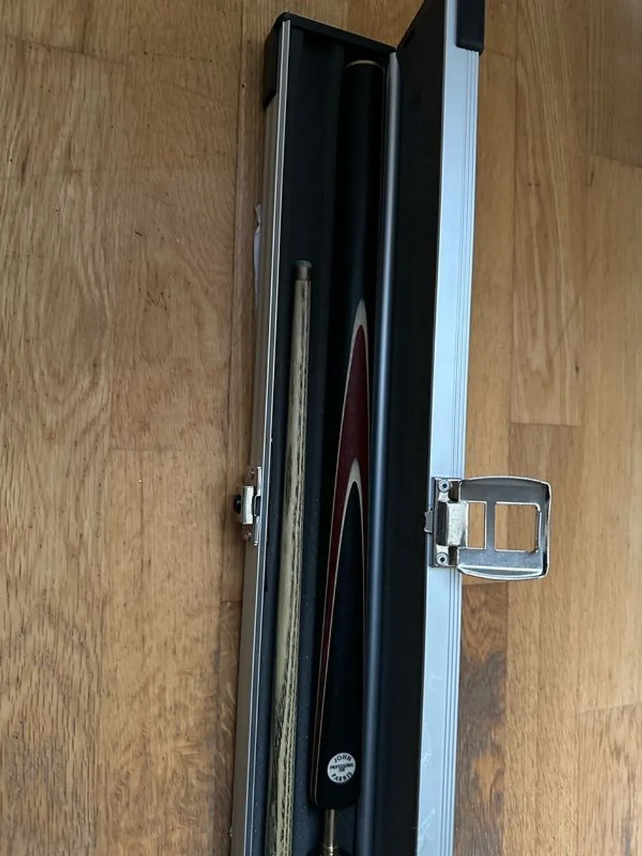 John Parris snooker cue with case and extensions - Image 4