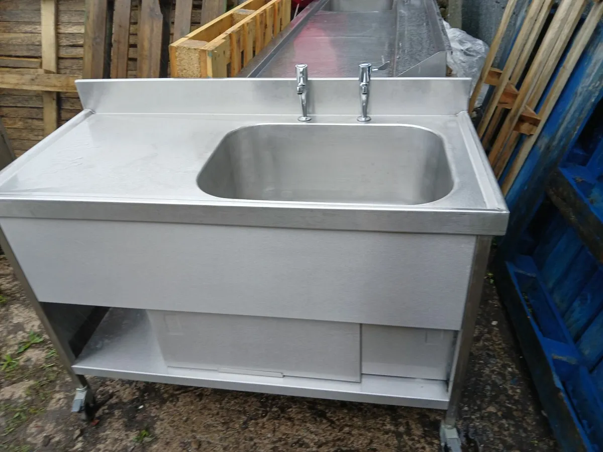 Stainless steel cabbinet sink unit delivered - Image 2
