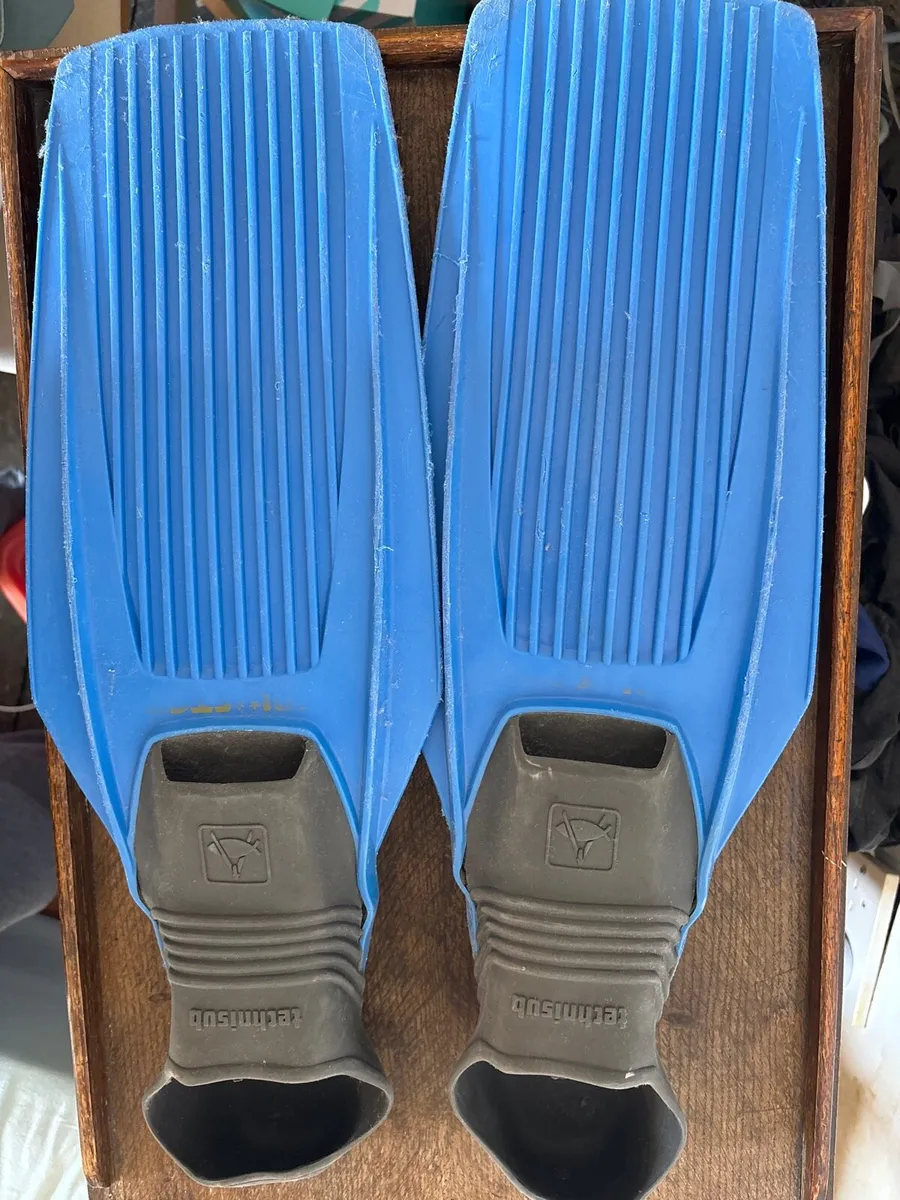 Technisub Snorkelling fins.  Size  8-9   42-43 - Image 1