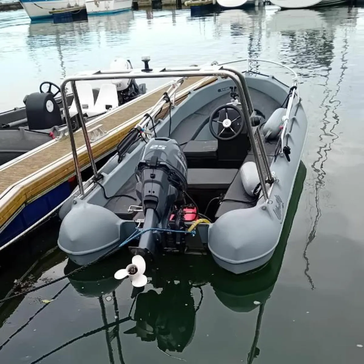 2023 Whaly 435 + 25HP Yamaha + Trailer - Image 1