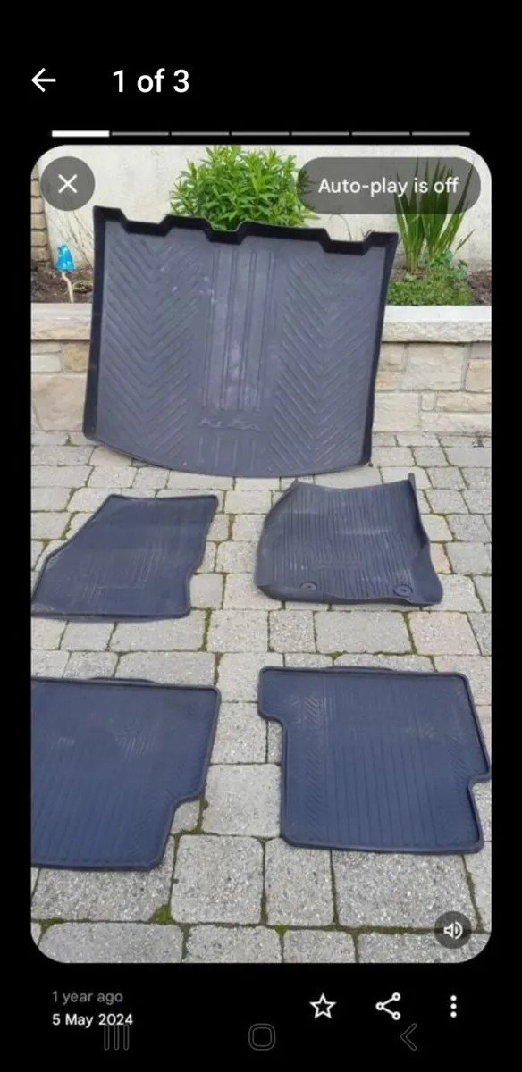 Ford Kuga boot mats and liner