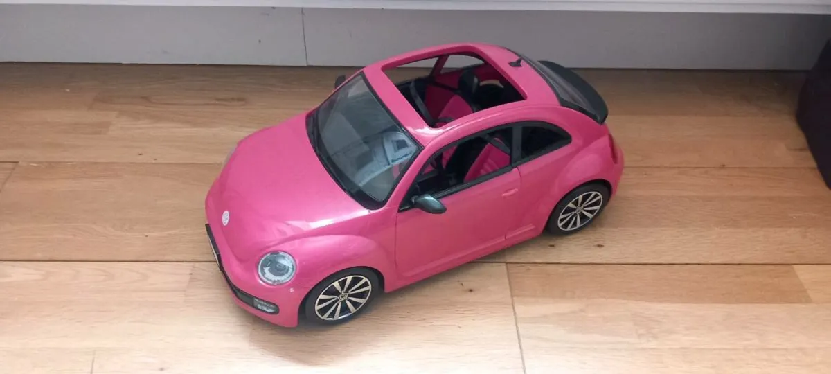 Barbie Car large size Barbie volkswagen bettle car - Image 1