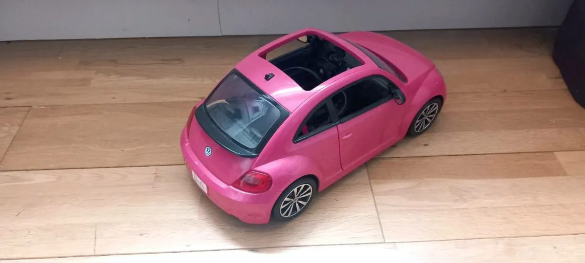 Barbie Car large size Barbie volkswagen bettle car - Image 2