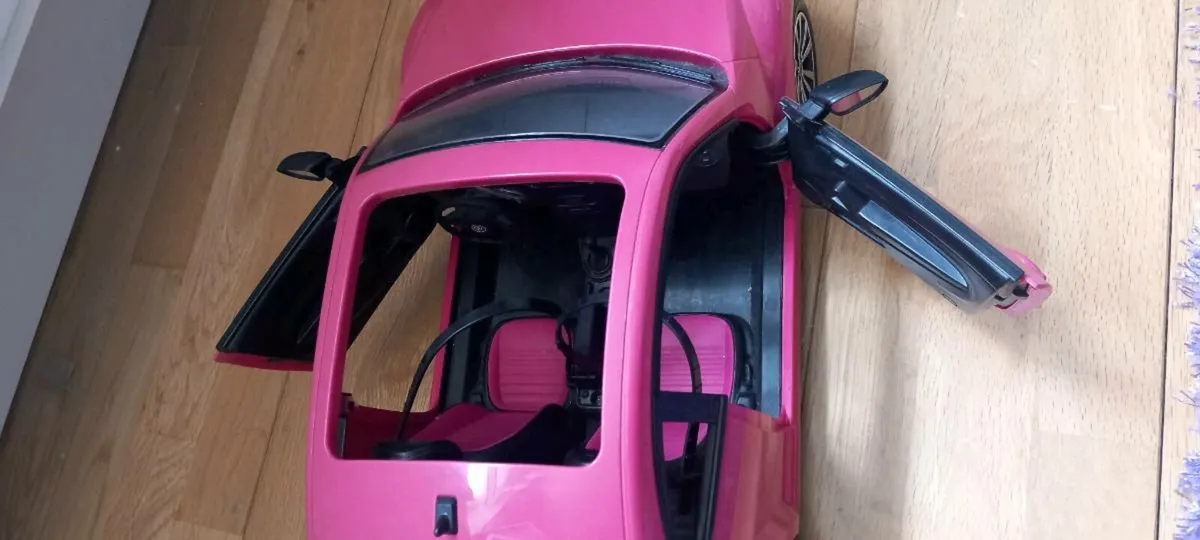 Barbie Car large size Barbie volkswagen bettle car - Image 3