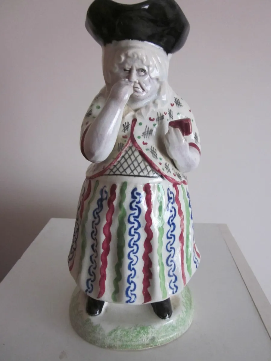 Staffordshire Lady Snuff Taker Toby Jug,1820 - Image 1
