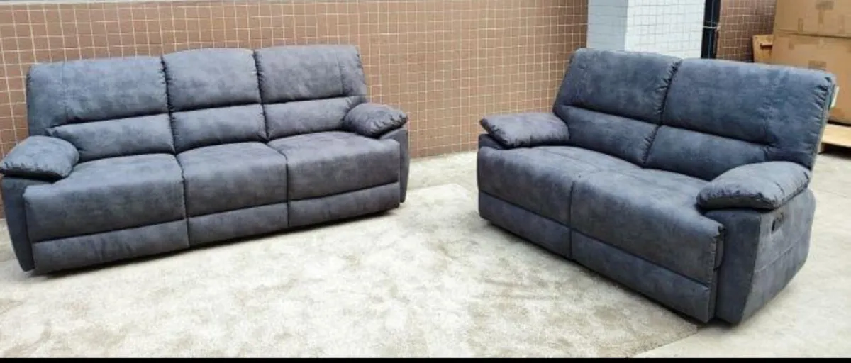 New 3+2 fabric all recliner - Image 1