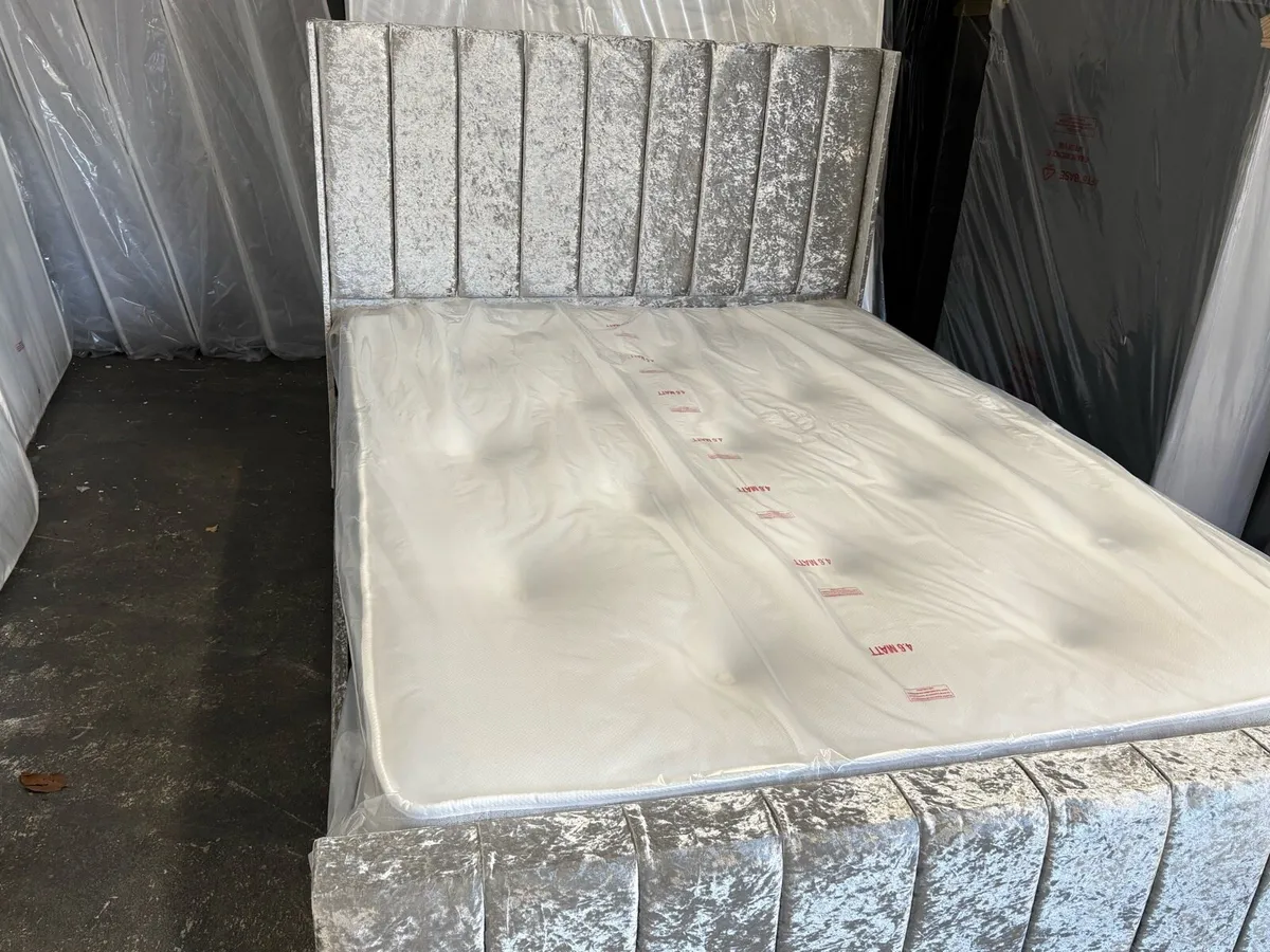 New wingback beds