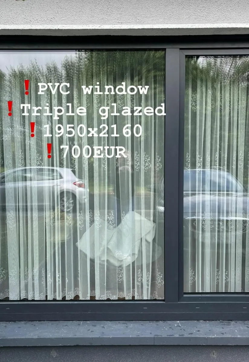 Tripleglazed window PVC - Image 1
