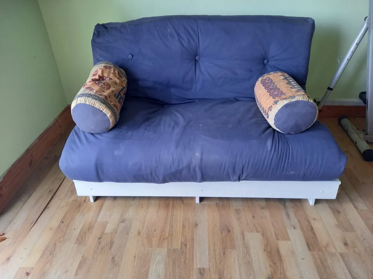 Futon Table Chairs Couch - Image 1