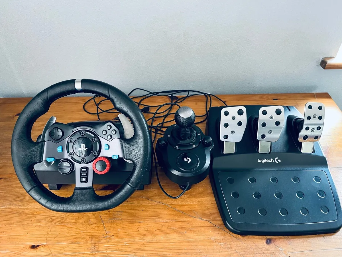 Logitech G29 Steering Wheel, Peddles and Shifter - Image 1