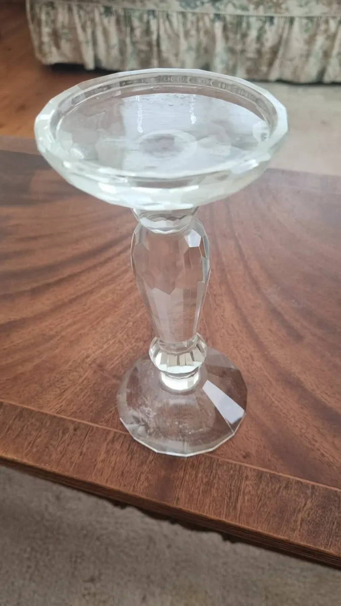 Waterford glass candle holders - Image 2