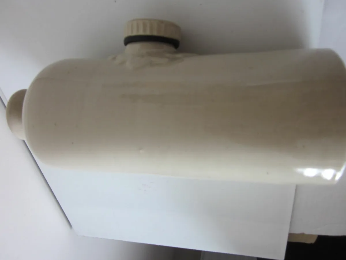 Antique English Stone Hot Water Bottle 1930s - Image 3