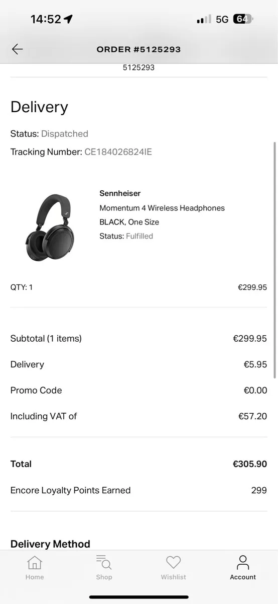 Headphone Momentum 4 Wireless Bluetooth Noise-Canc - Image 1