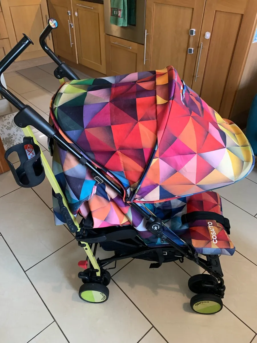 Stroller Cosatta , rain cover and universal ftmuff - Image 1