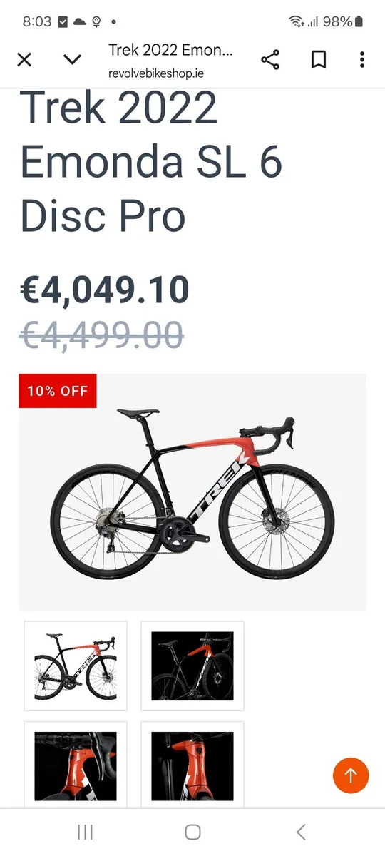 Trek emonda sl6 pro. 2023 - Image 1