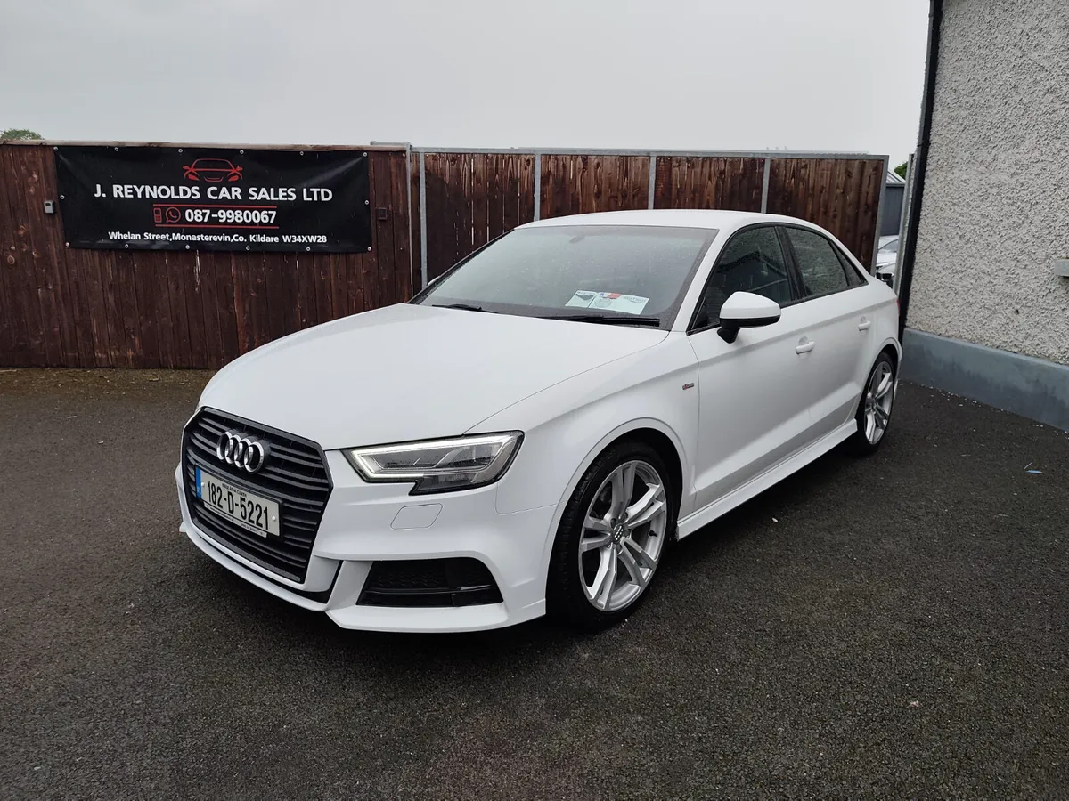 Audi A3 saloon S line tiny km Irish car from n2018 - Image 1