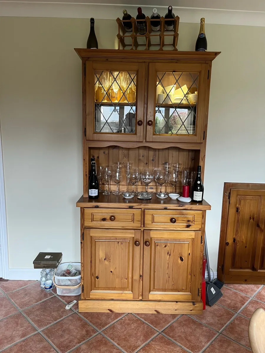 Solid Pine Kitchen Dresser - Image 1
