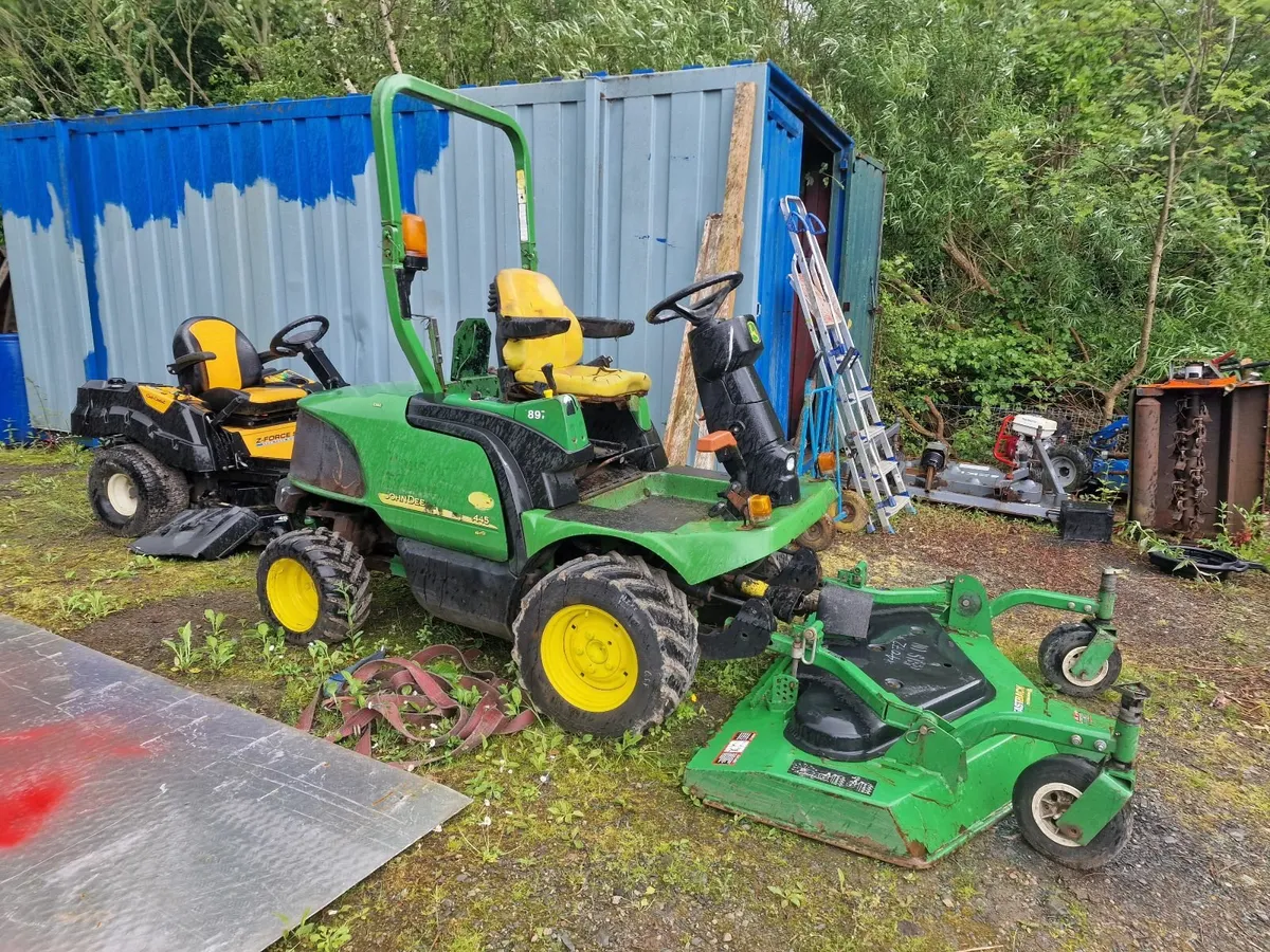 John Deere 37hp ride on mower lawnmower no vat - Image 2