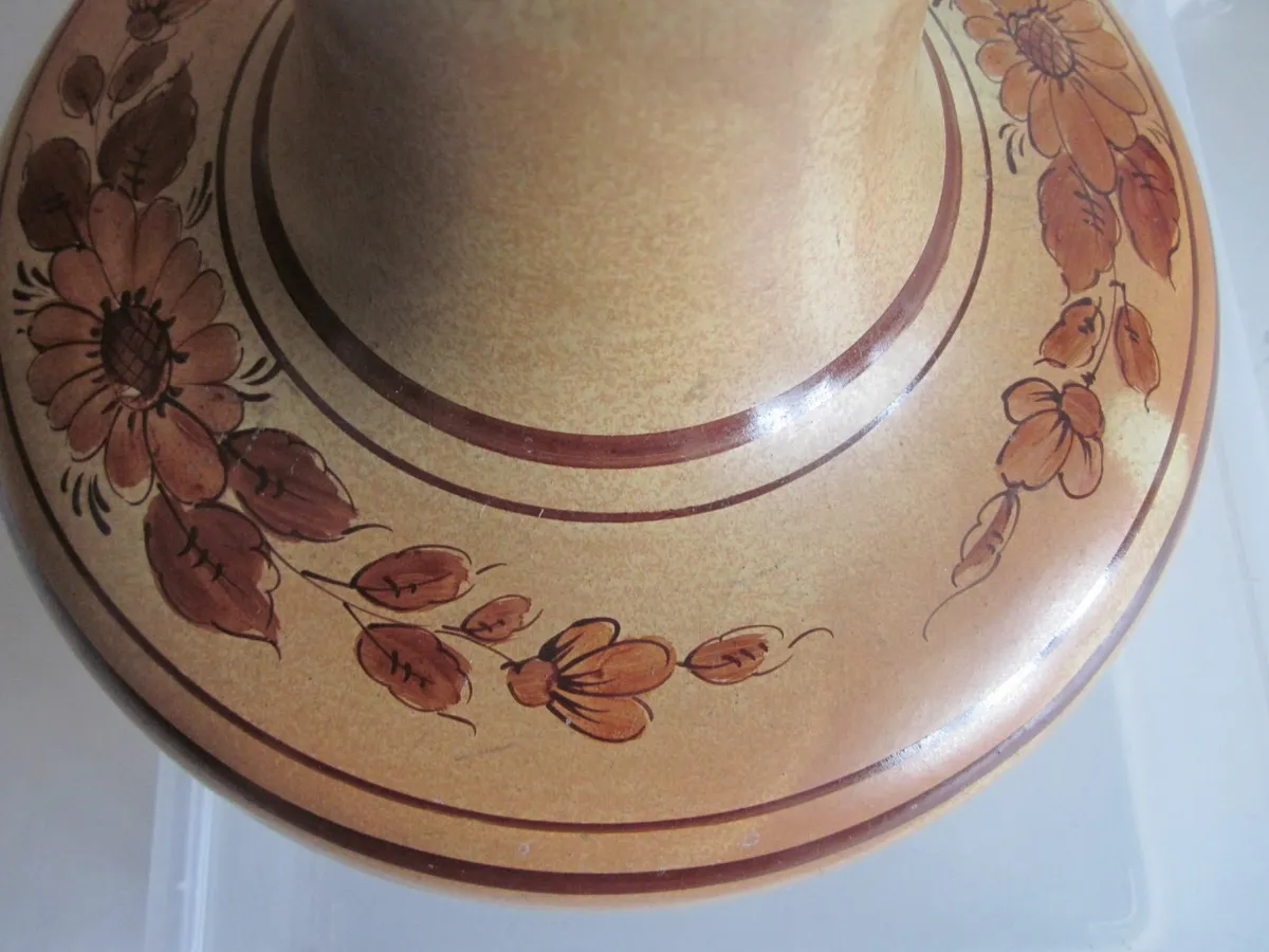 Vintage Arnaldo Studio  Pottery Vase Fat Lava Era - Image 4