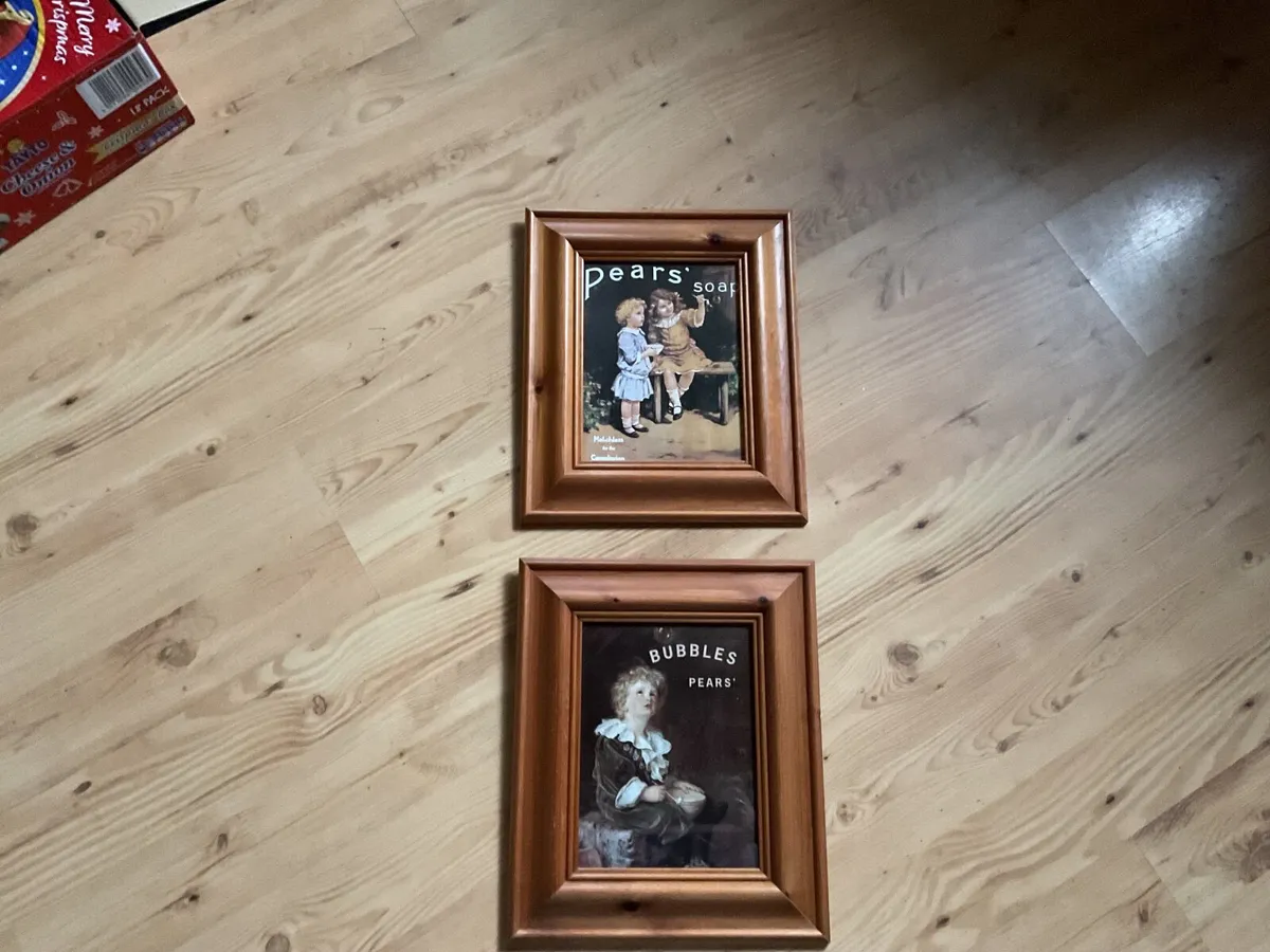 Pair of framed prints