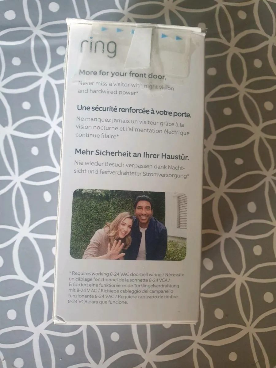 Ring doorbell for sale never used - Image 2