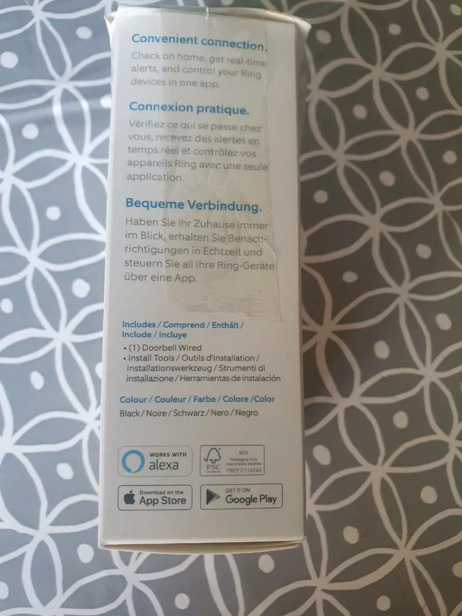 Ring doorbell for sale never used - Image 3