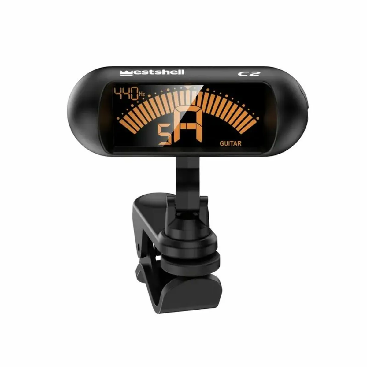 1pc WESTSHELL C2 Guitar Tuner - Image 1
