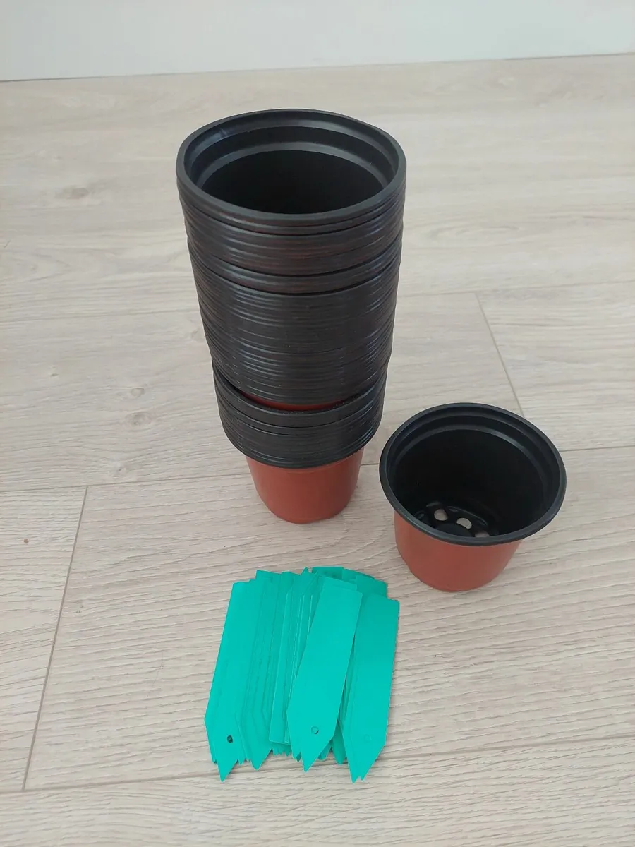 A pack of plant nursery pot- 4inch ( 70 pots) - Image 1