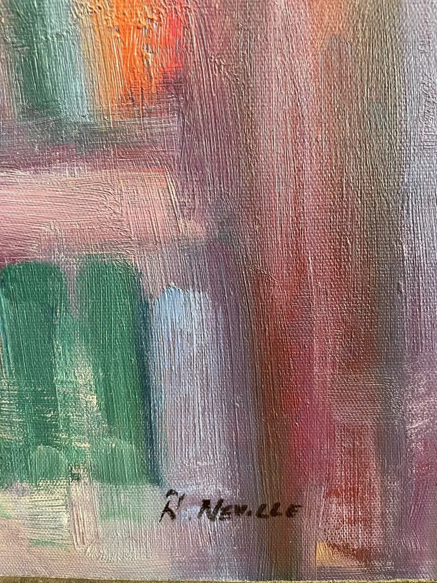 Oil on canvas painting - Image 3