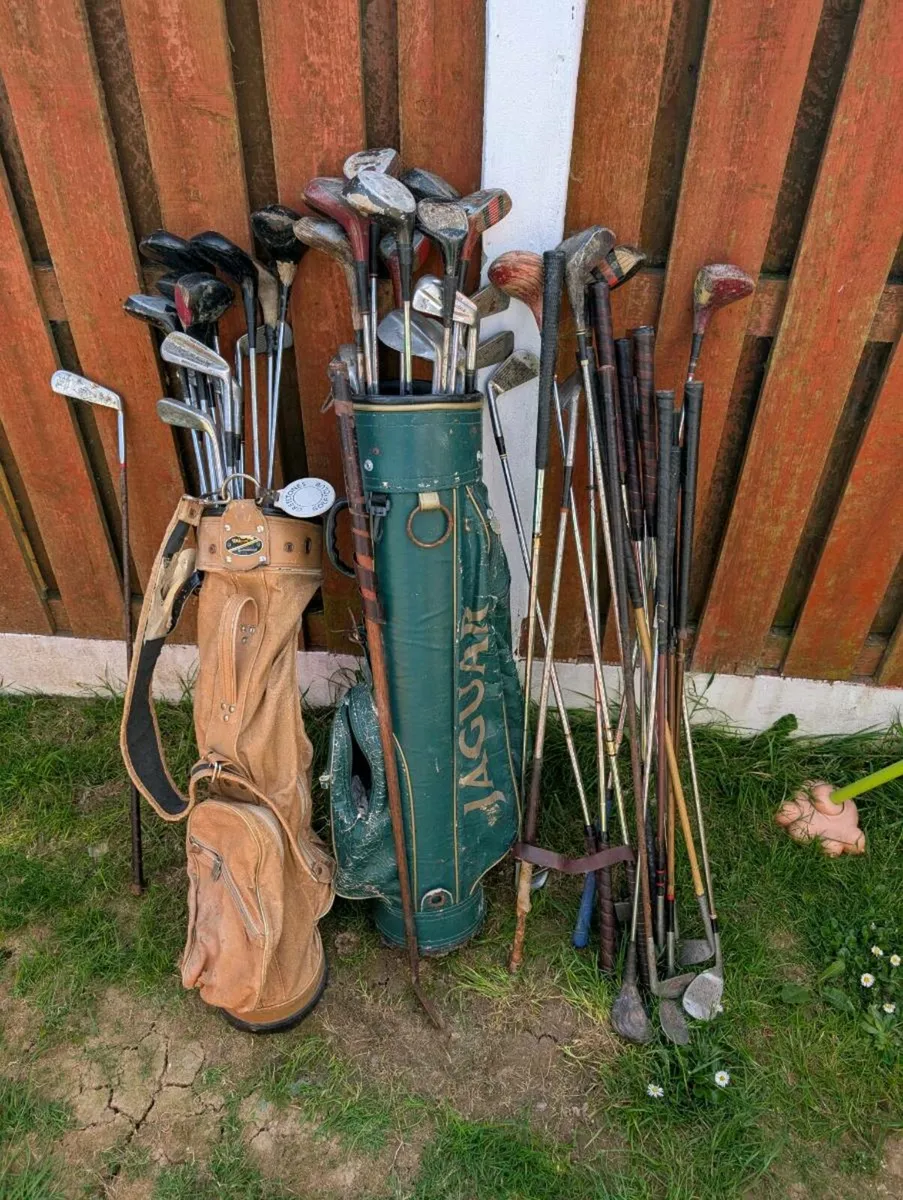 Vintage Golf clubs Wilson pro bag need gone - Image 1