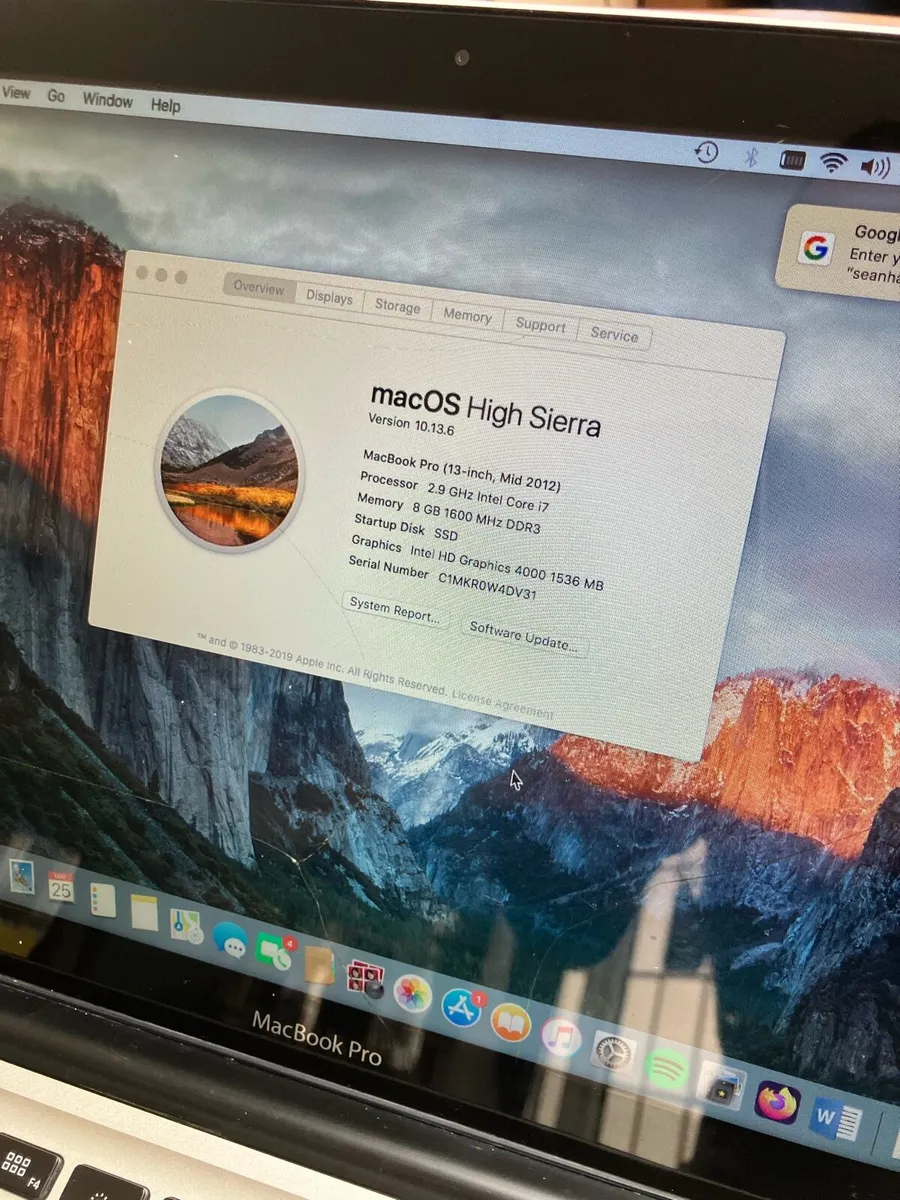 Macbook 13 i7 ssd - Image 3