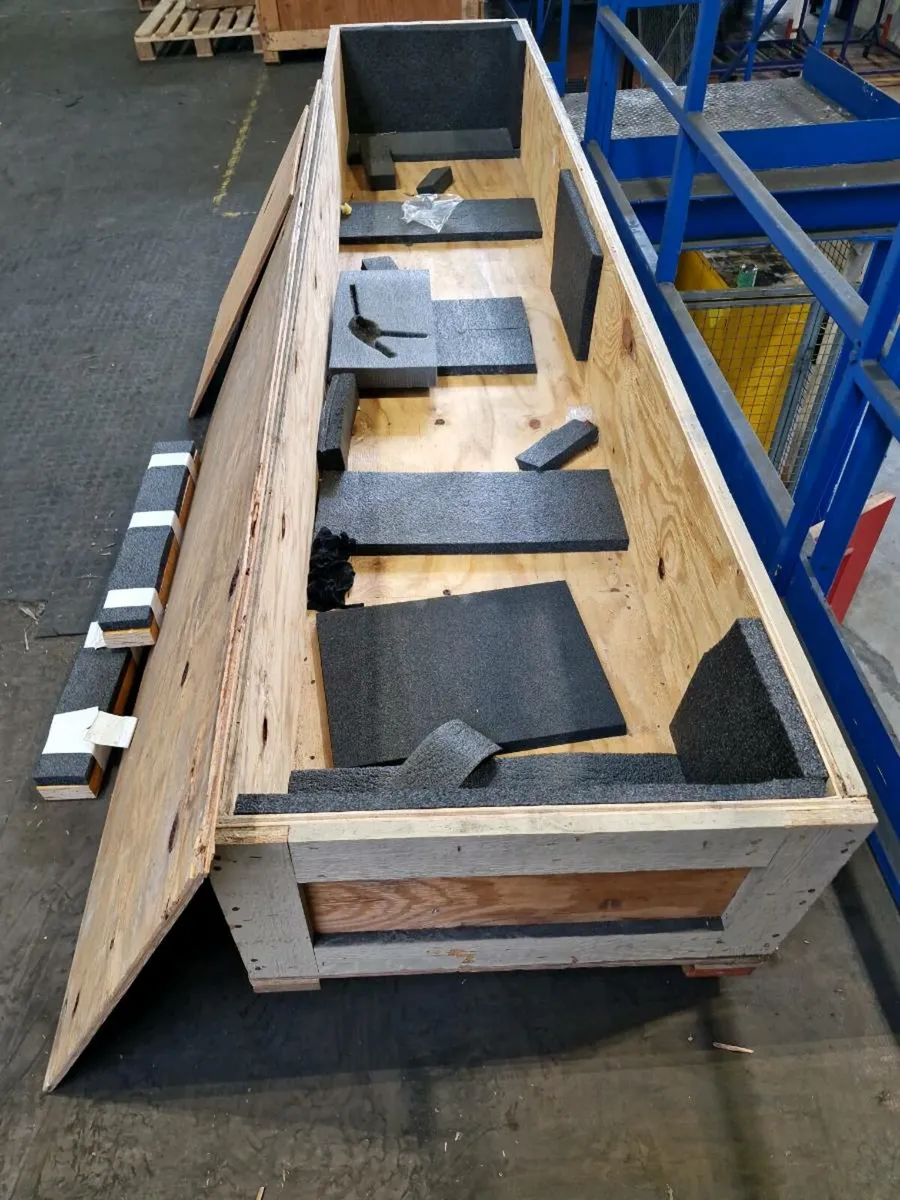 Large wooden crate