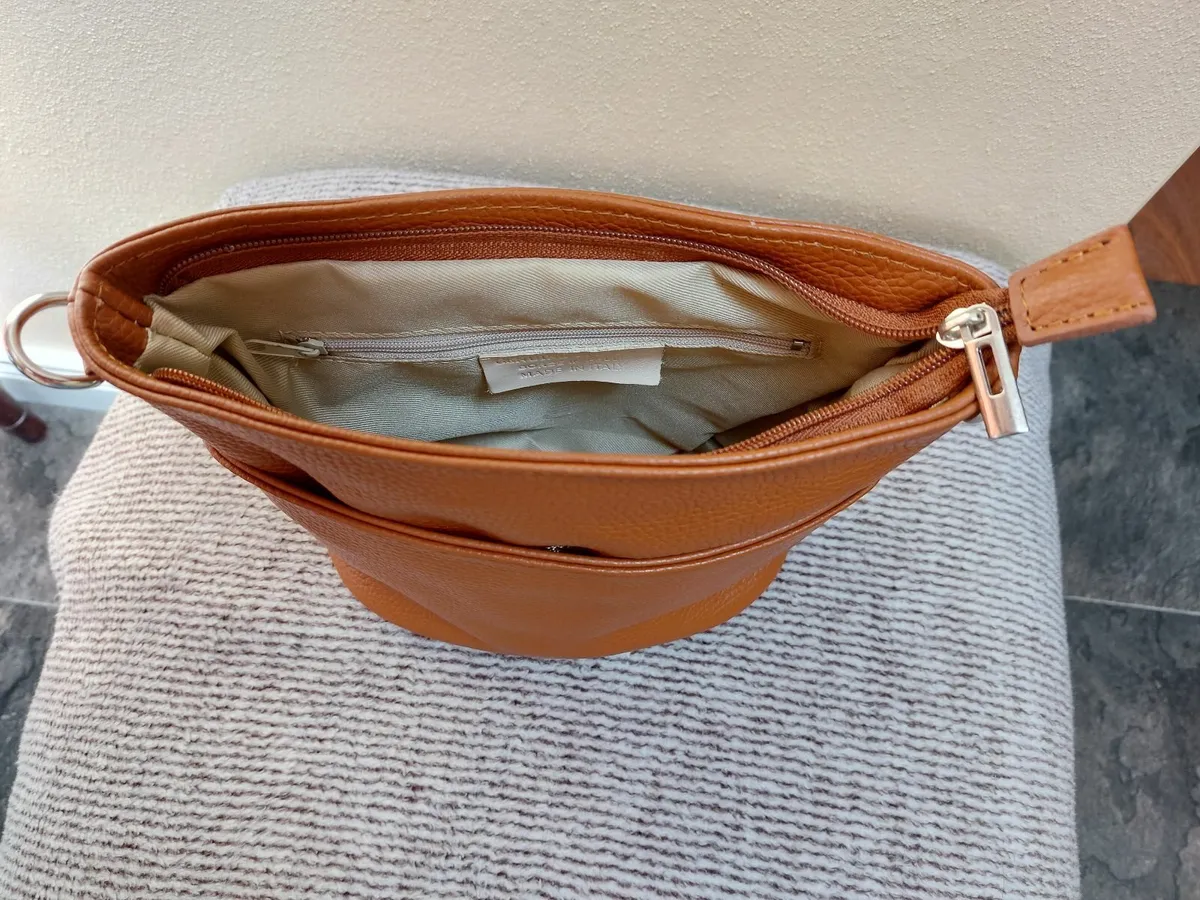 New Italian Leather Handbag Crossbody Shoulder Bag - Image 3