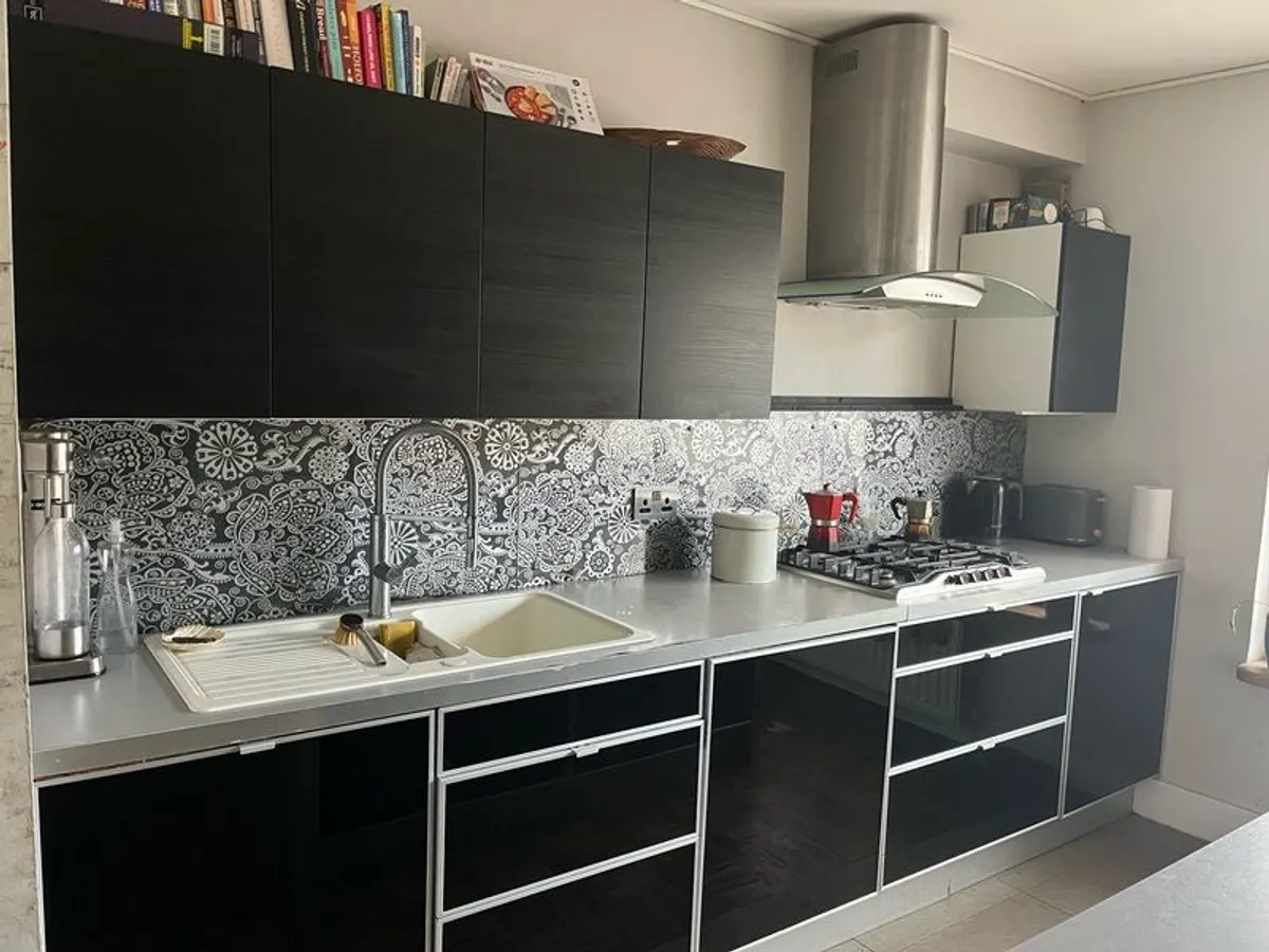 Ikea kitchen with bespoke door finish - Image 2