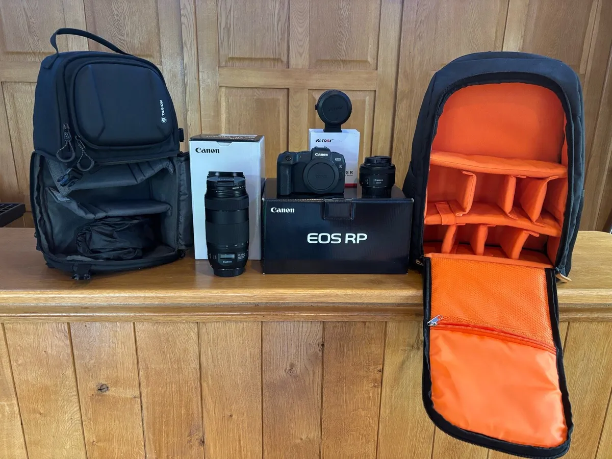 Canon EOS RP + Lenses + Accessories - Image 1