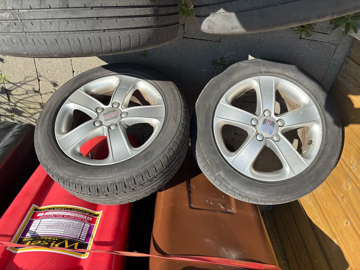 Alloys with Tyres 16 Seat 205/55/16 - Image 2
