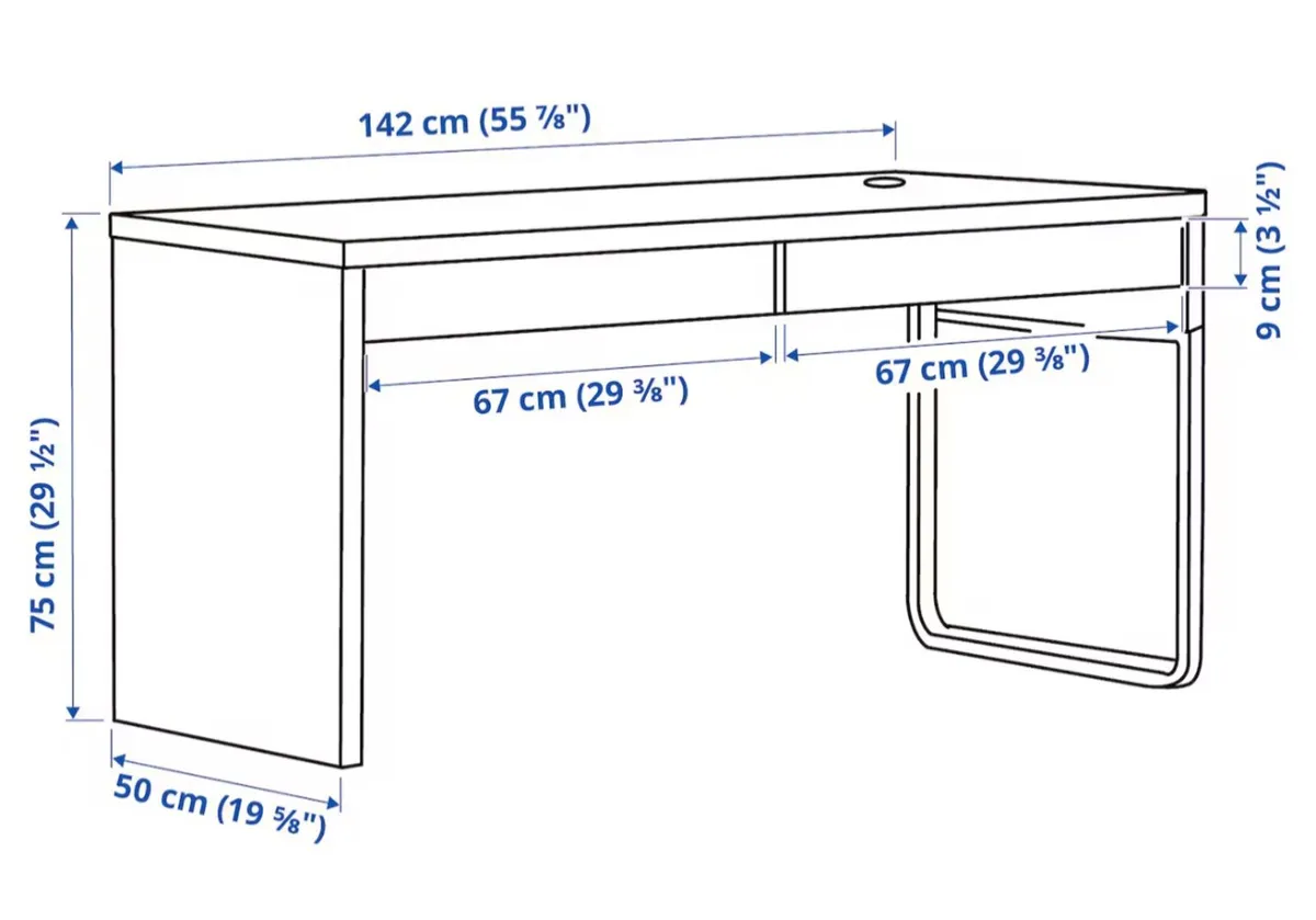Ikea Micke Desk - Image 2