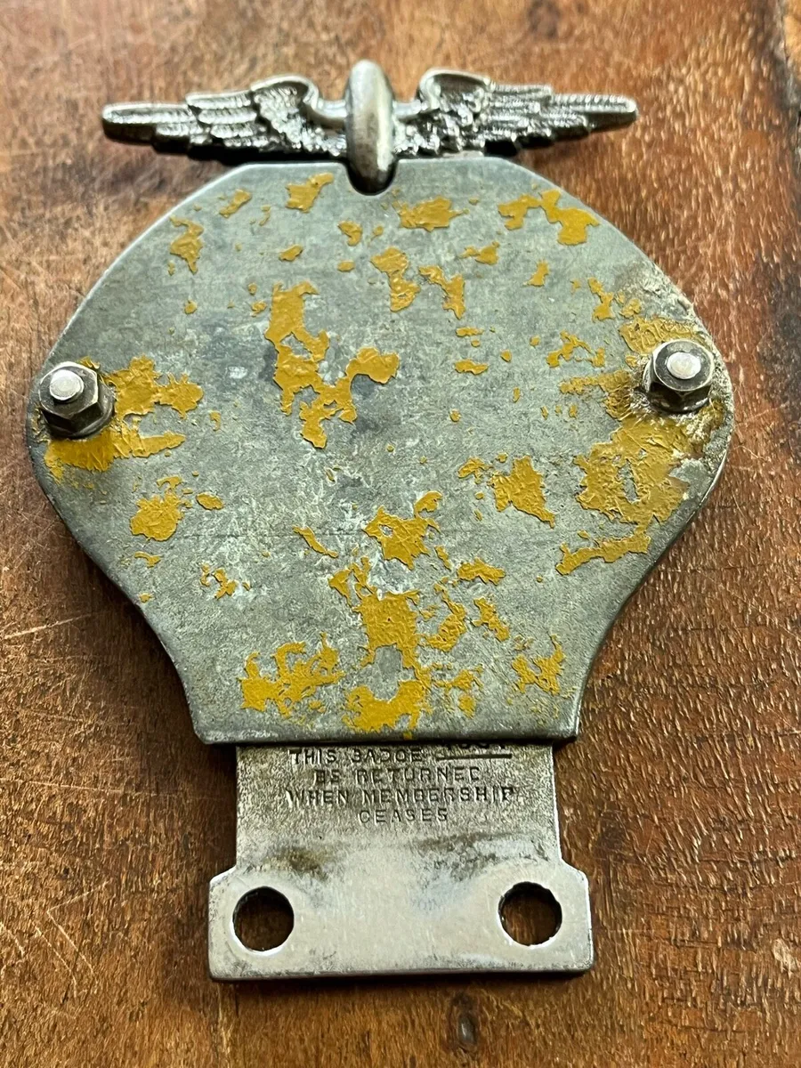 Vintage motorcycle AA badge - Image 2