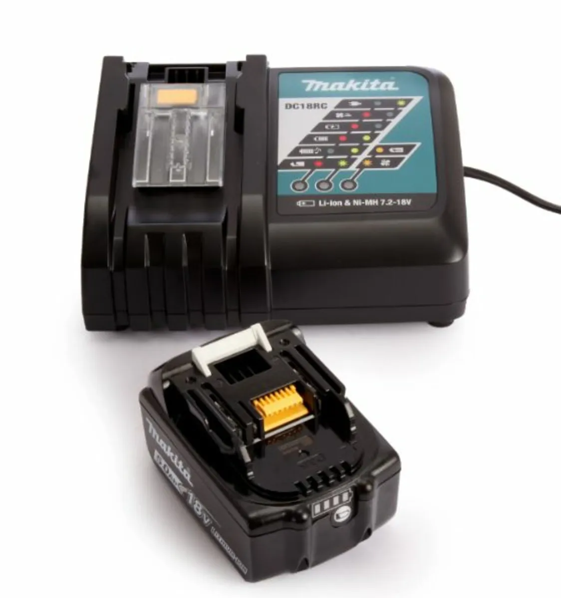 Makita 18V BL1850B 5.0Ah Battery & DC18RC Set - Image 2