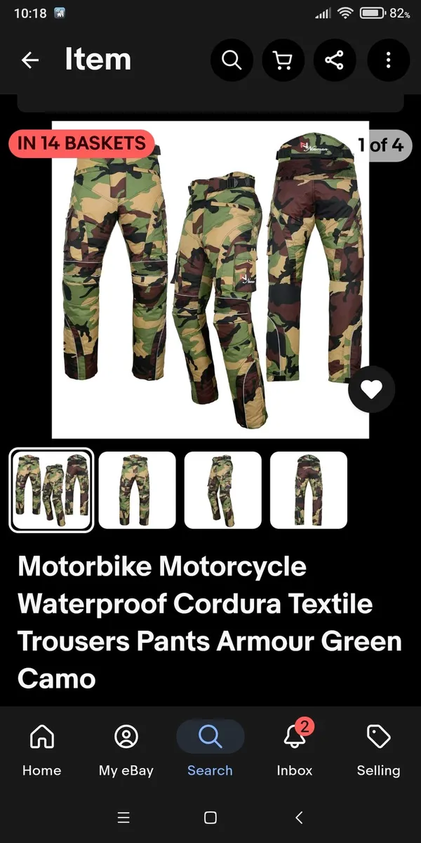Motorcycle trousers - Image 1
