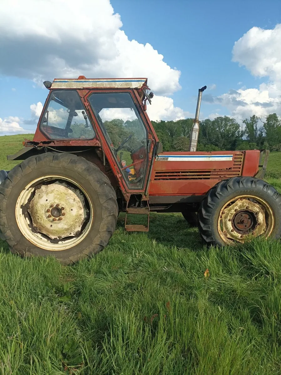 1986 Fiat-Agri 100-90 Tractor for sale in Foxford - Image 1
