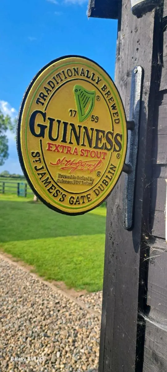 Guinness  2 sided cast iron sign €60 each - Image 2