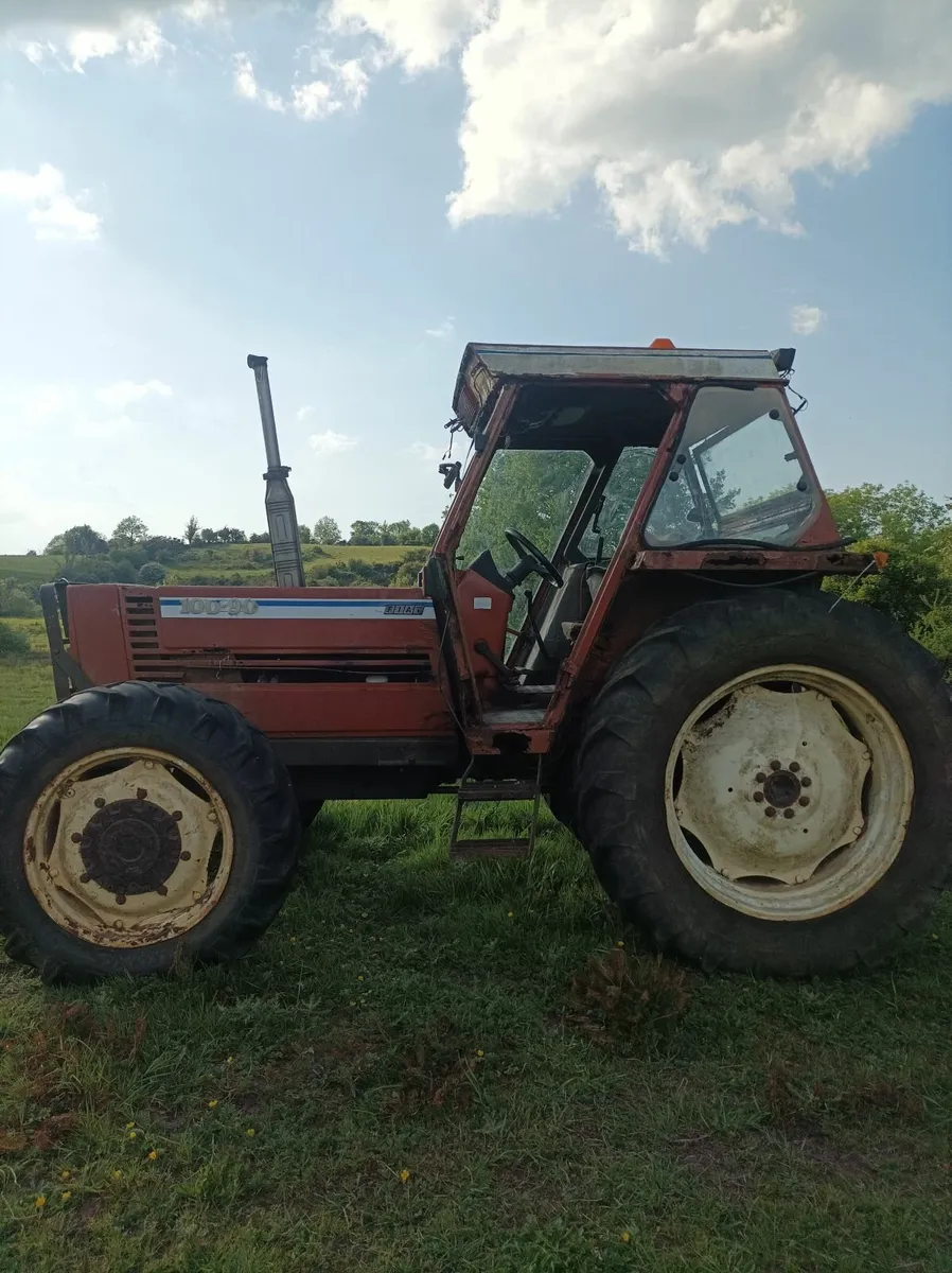 1986 Fiat-Agri 100-90 Tractor for sale in Foxford - Image 3