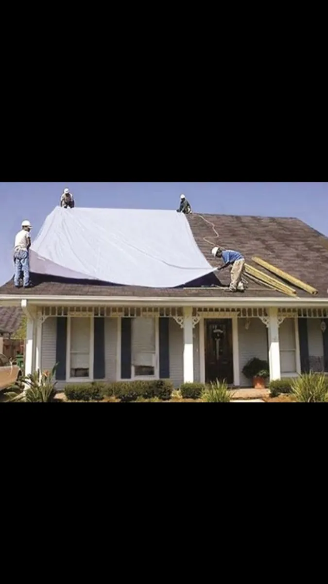 Builders grade tarpaulin roofing covers - Image 1