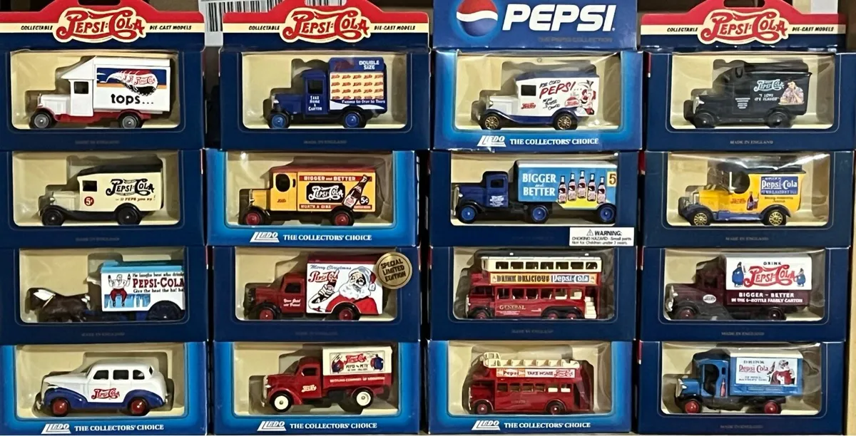 PEPSI Vintage Collectible Diecast Model Vehicles - Image 1