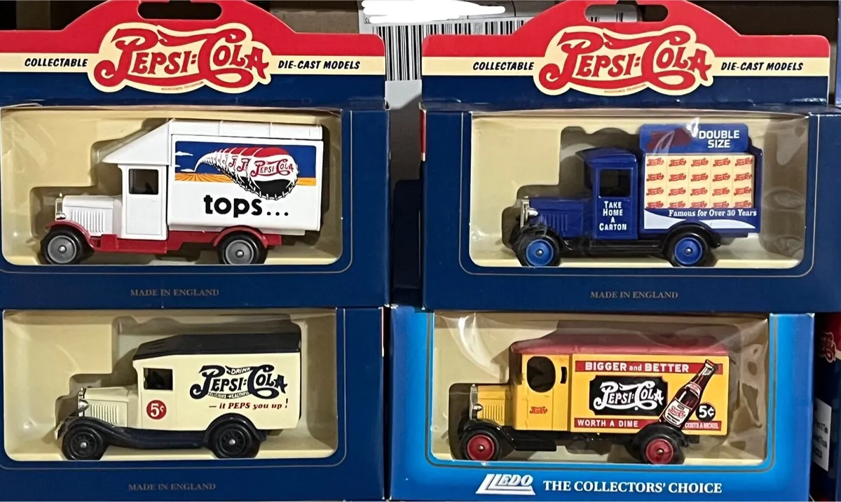 PEPSI Vintage Collectible Diecast Model Vehicles - Image 3
